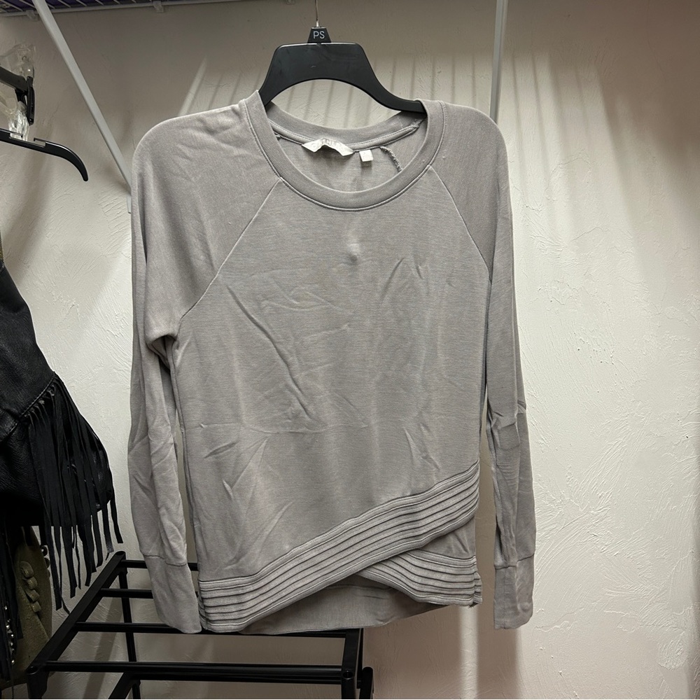 Athleta Wrap Tunic Long Sleeve Tee